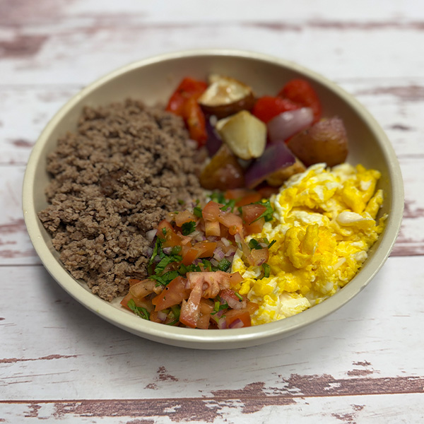Breakfast Beef Taco Bowl